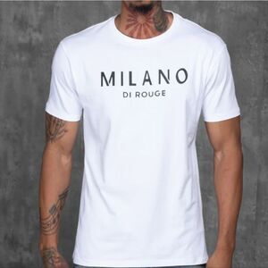 544 NWT Milano DI Rouge Men's Lux Signature Tee Size Medium